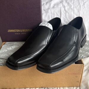 JOHNSTON & MURPHY - NEW Men’s Black HEDRICK SLIP-ON - size 11.5